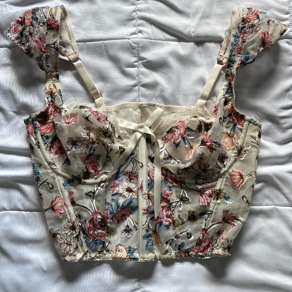 Victoria's Secret Floral Corset Top